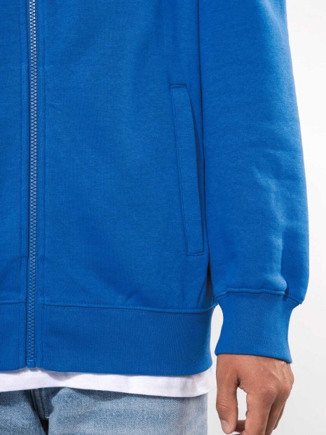 Sweat-shirts à personnaliser KARIBAN Veste molleton gratté homme 