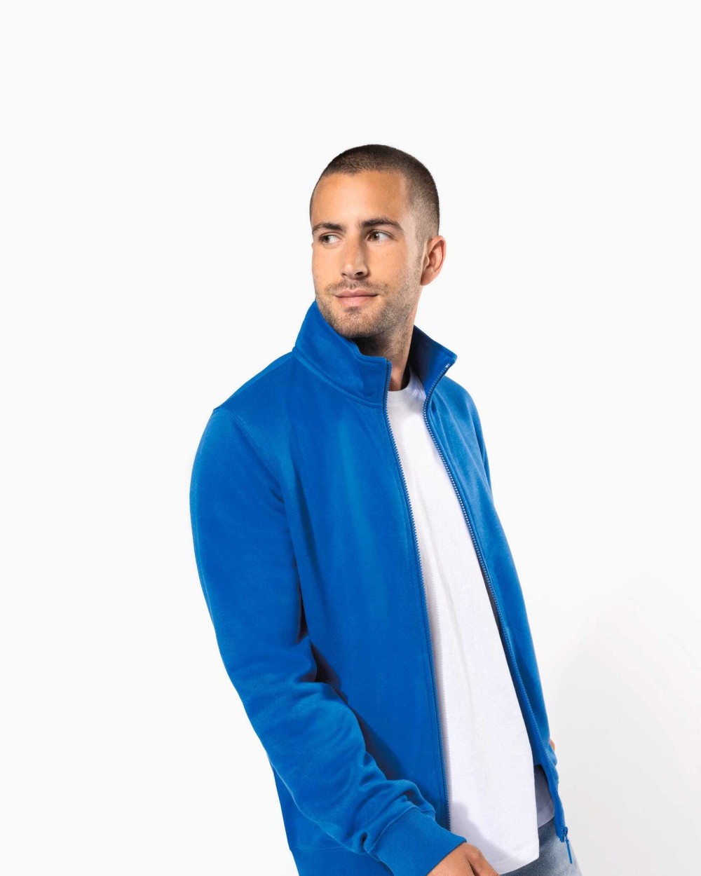 Sweat-shirts personnalisable KARIBAN Veste molleton gratté homme