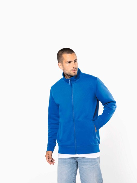 Sweat-shirts à personnaliser KARIBAN Veste molleton gratté homme 