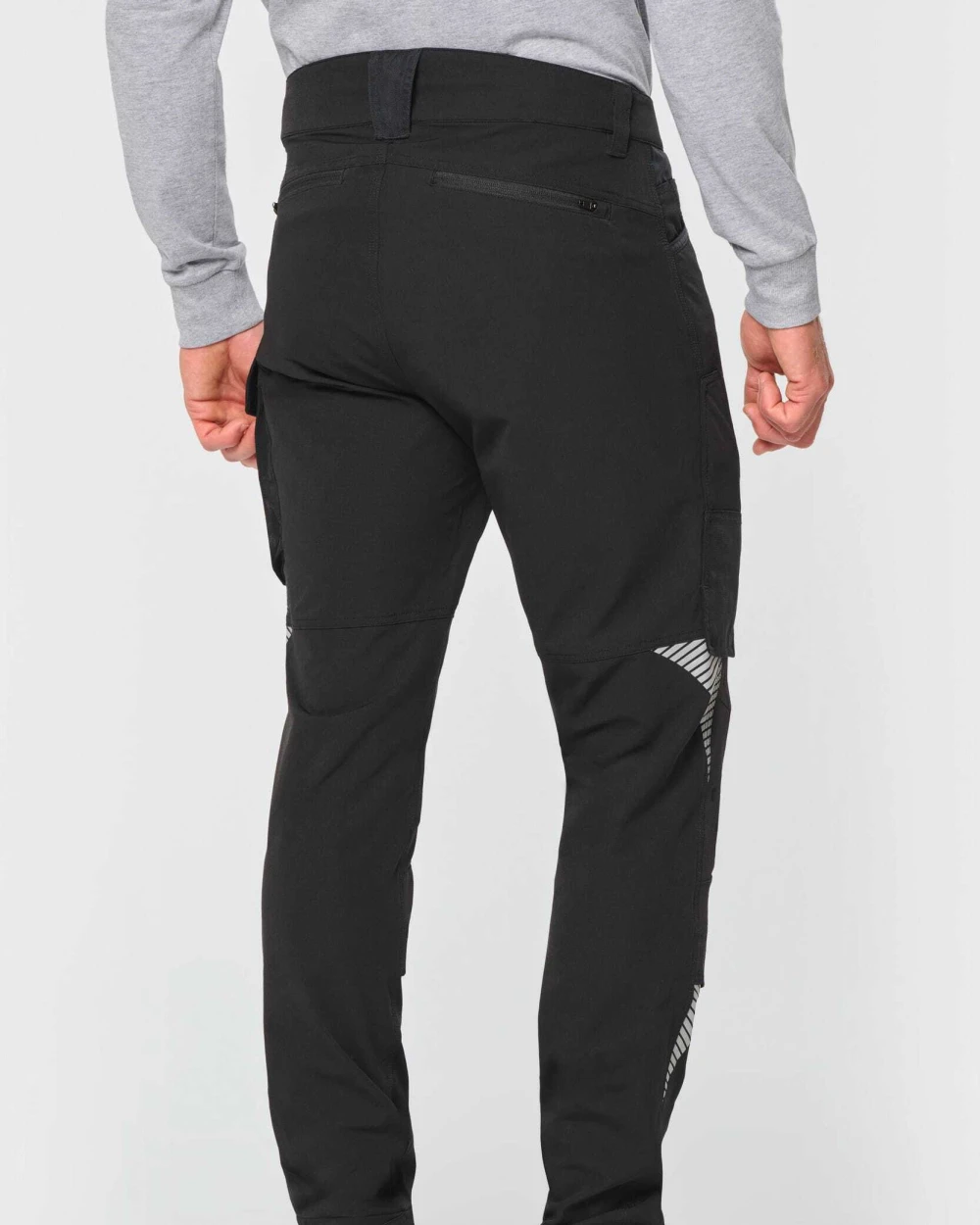 WK. DESIGNED TO WORK Recycelte Stretchhose mit mehreren Taschen Hosen personalisierbar