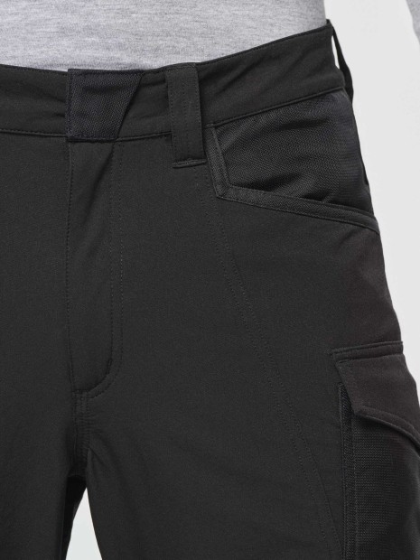 Pantalons à personnaliser WK. DESIGNED TO WORK Pantalon stretch recyclé multipoches unisexe 