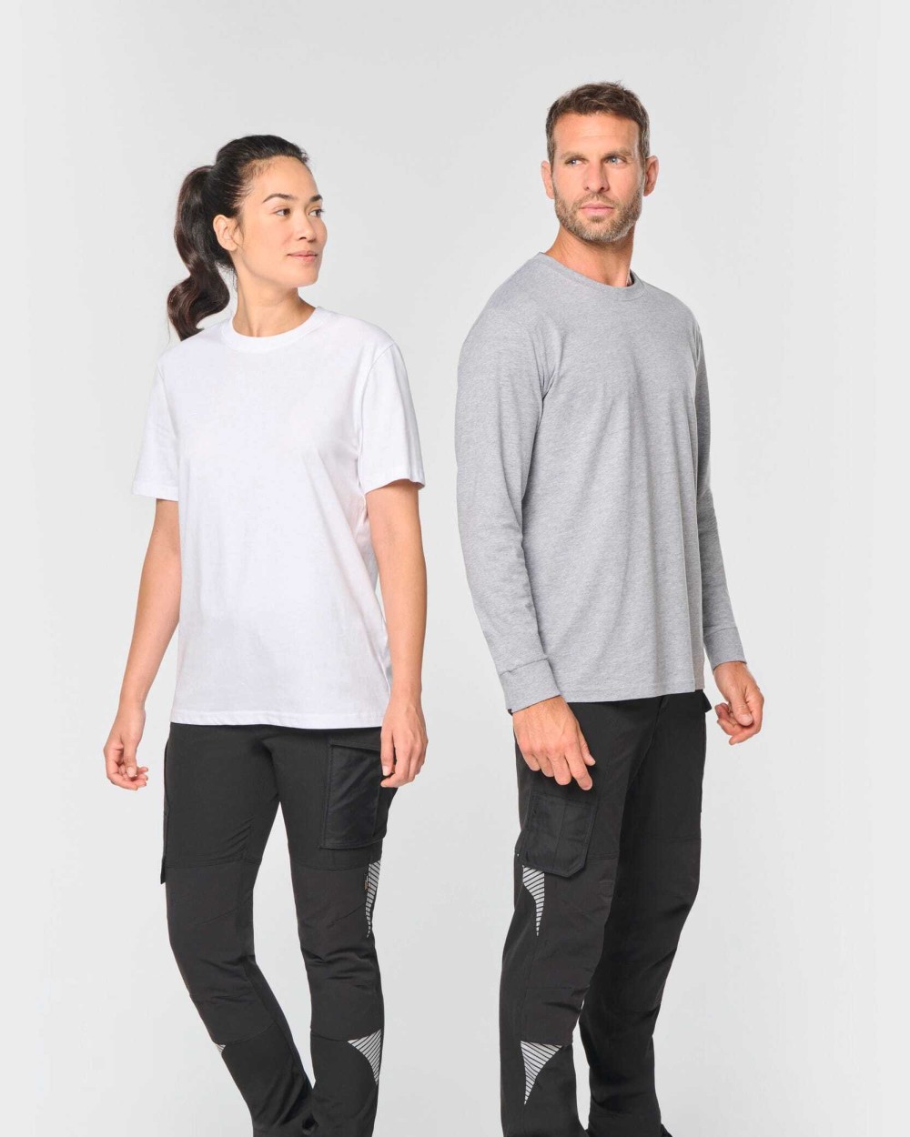 WK. DESIGNED TO WORK Recycelte Stretchhose mit mehreren Taschen Hosen personalisierbar