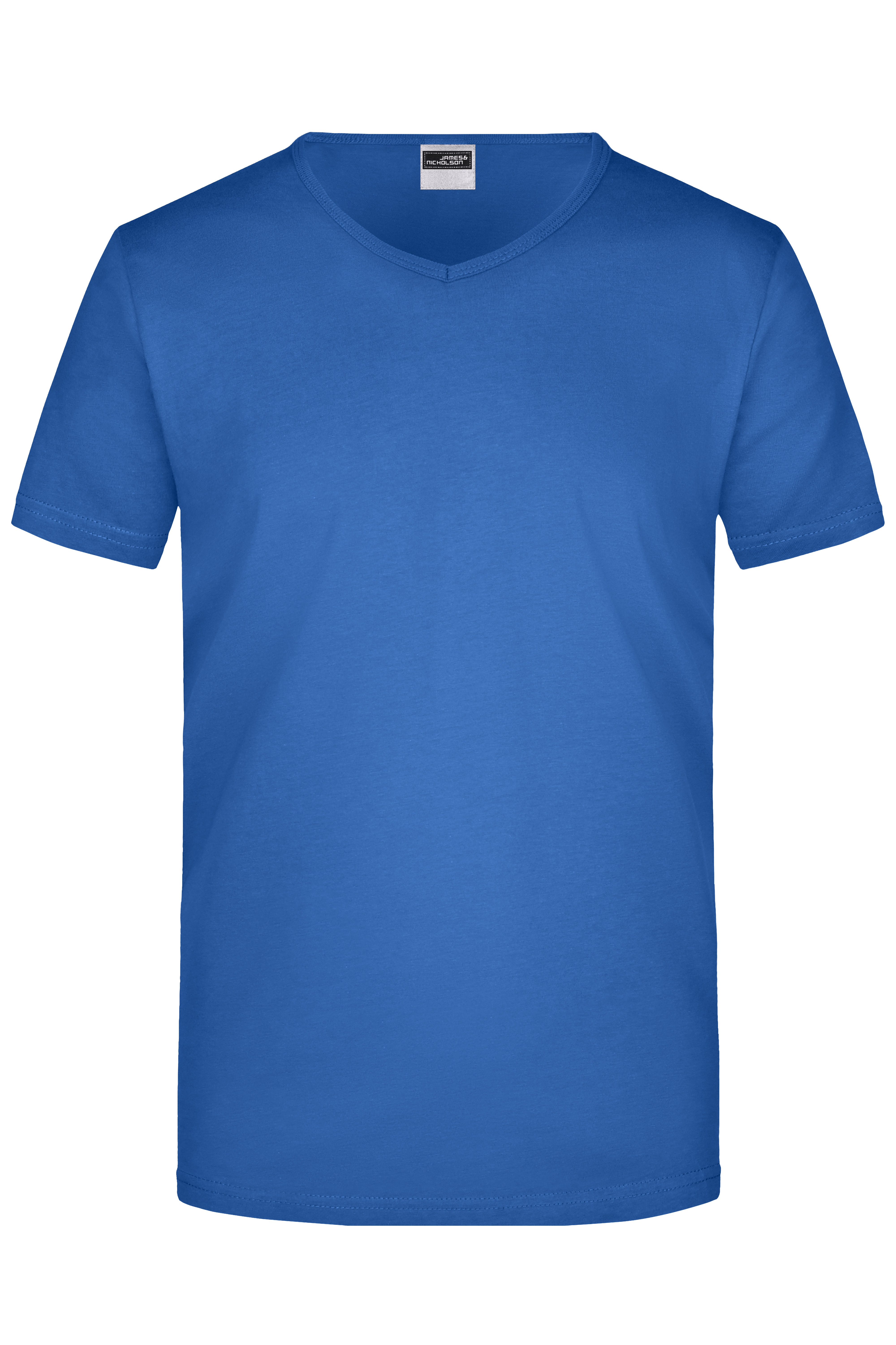 T-shirts JAMES & NICHOLSON Men`s Slim Fit V-T voor bedrukking &amp; borduring