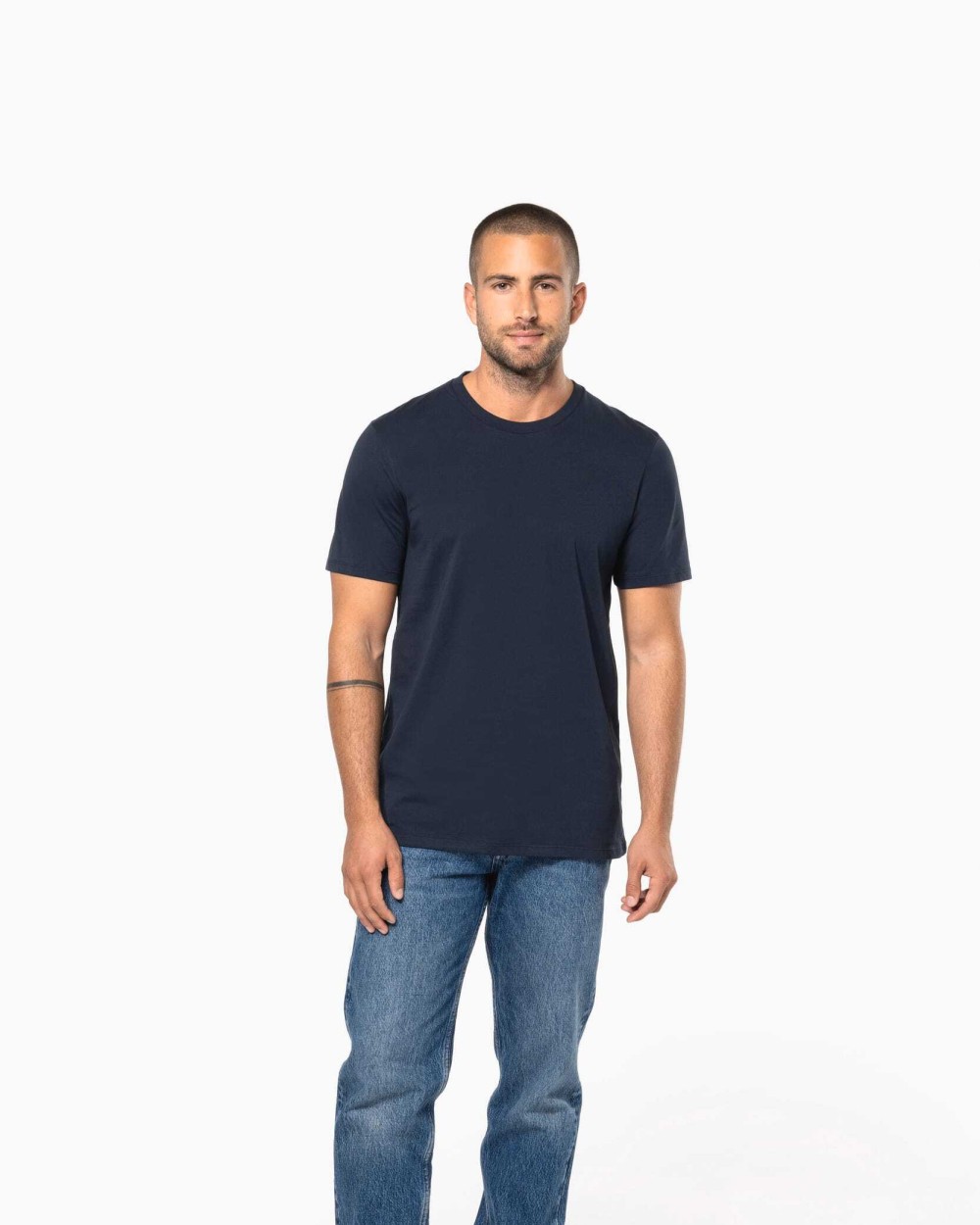 T-shirts KARIBAN T-shirt ronde hals met korte mouwen uniseks voor bedrukking &amp; borduring