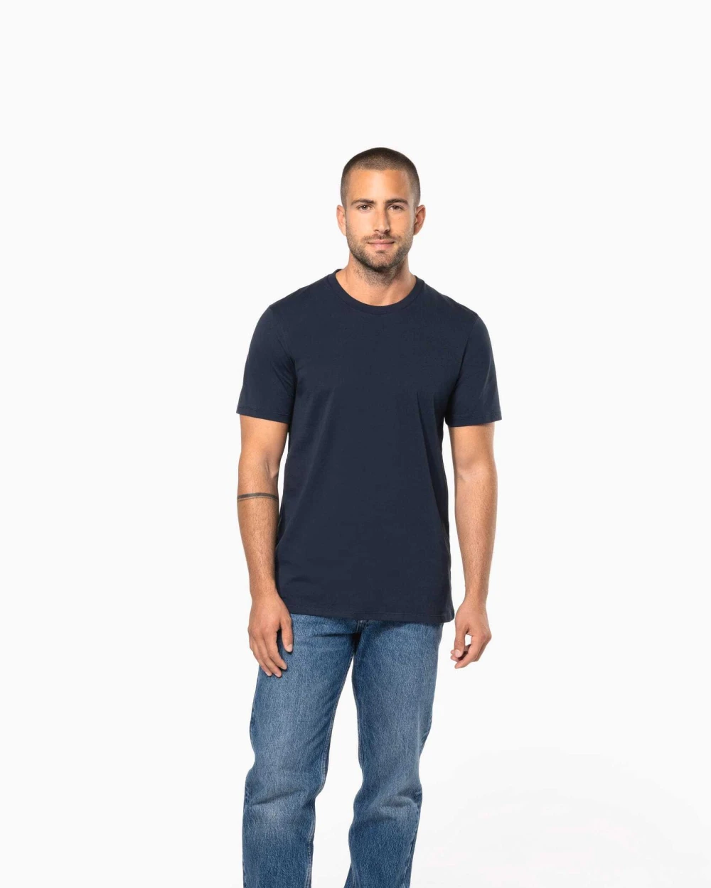KARIBAN Kurzarm-T-Shirt mit Rundhalsausschnitt, Unisex T-Shirts personalisierbar
