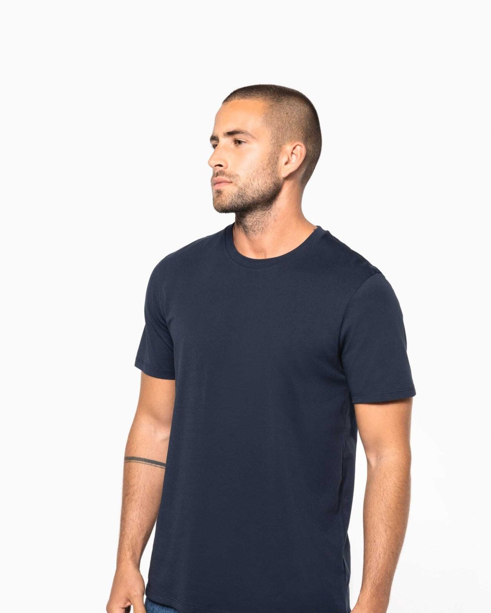 KARIBAN Kurzarm-T-Shirt mit Rundhalsausschnitt, Unisex T-Shirts personalisierbar