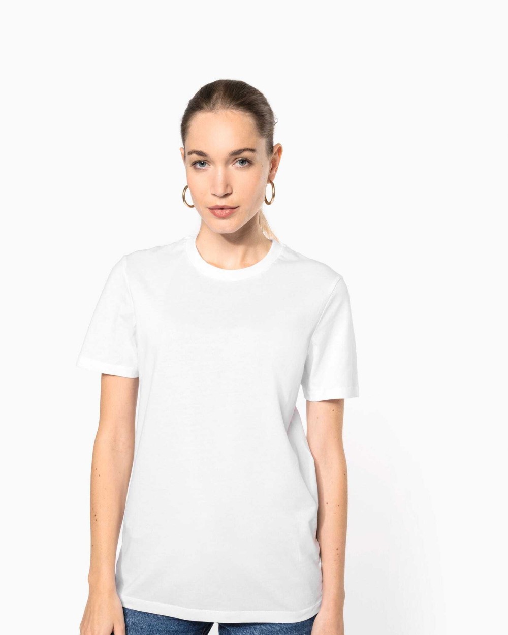 KARIBAN Kurzarm-T-Shirt mit Rundhalsausschnitt, Unisex T-Shirts personalisierbar