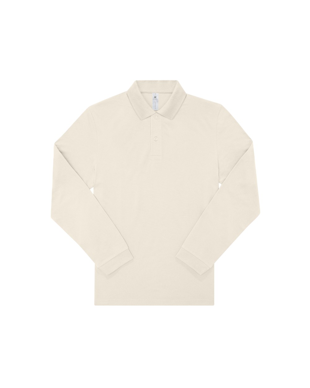 B&C MY POLO 180 Herren mit langen Ärmeln Poloshirts personalisierbar