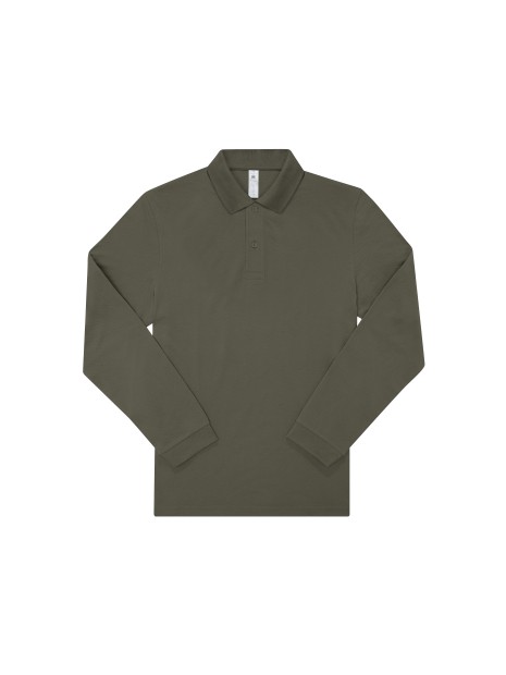 B&C MY POLO 180 Homme manches longues /api/colors/bbc924b9-bcbe-426d-918b-44fdbf43b6ad personnalisable