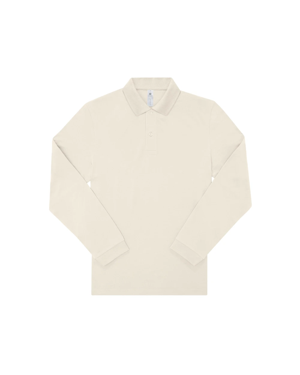B&C MY POLO 180 Herren mit langen Ärmeln Poloshirts personalisierbar