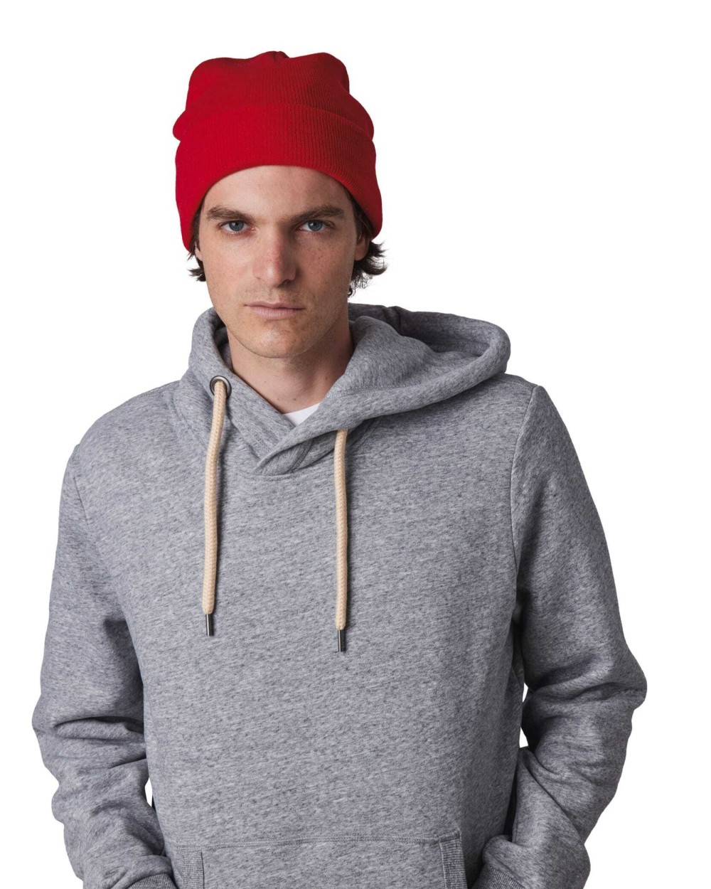 K-UP Recycelte Mütze mit Strickumschlag Mützen personalisierbar