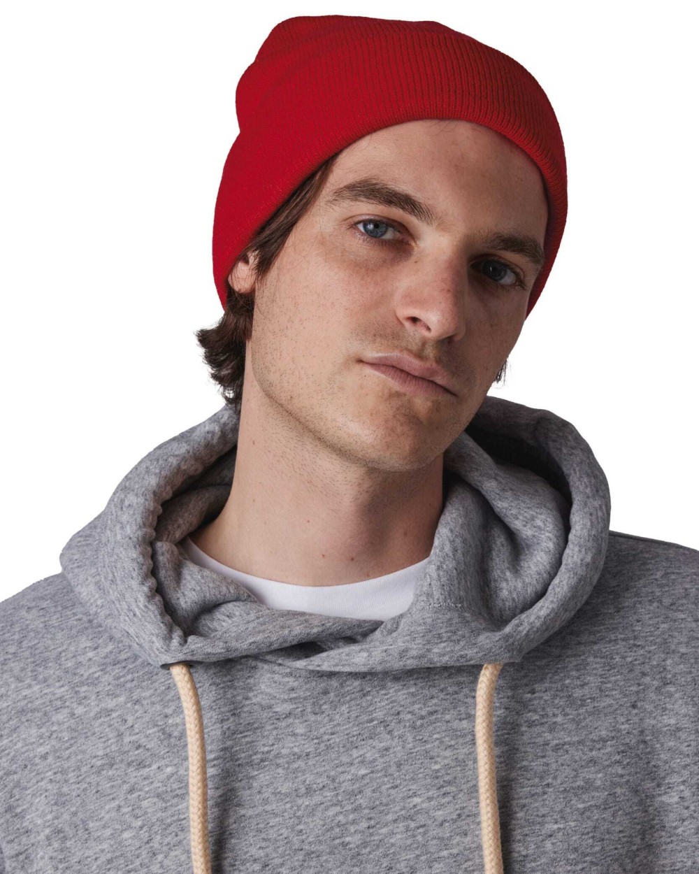 K-UP Recycelte Mütze mit Strickumschlag Mützen personalisierbar