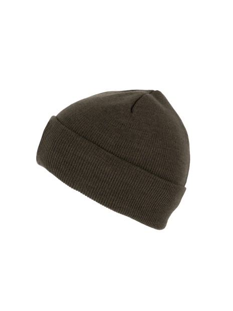 K-UP Bonnet recyclé avec revers tricoté /api/colors/7d4189a1-61a3-430b-83e5-a3a6fe159806 personnalisable