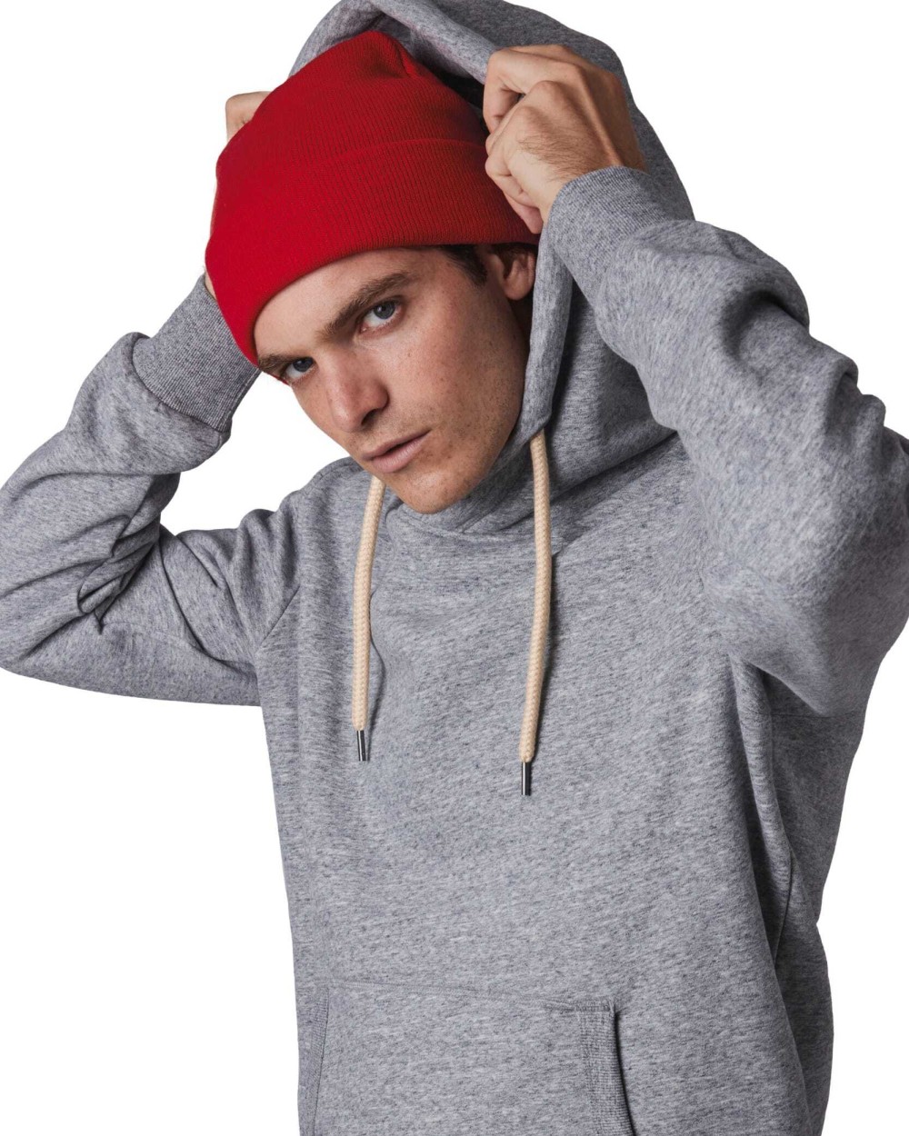K-UP Recycelte Mütze mit Strickumschlag Mützen personalisierbar