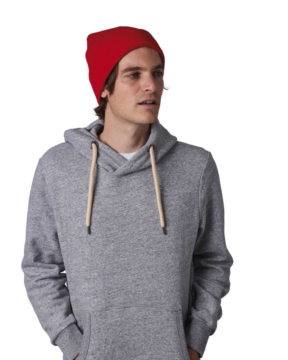 K-UP Recycelte Mütze mit Strickumschlag Mützen personalisierbar