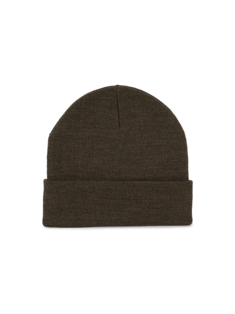 K-UP Bonnet recyclé avec revers tricoté /api/colors/7d4189a1-61a3-430b-83e5-a3a6fe159806 personnalisable