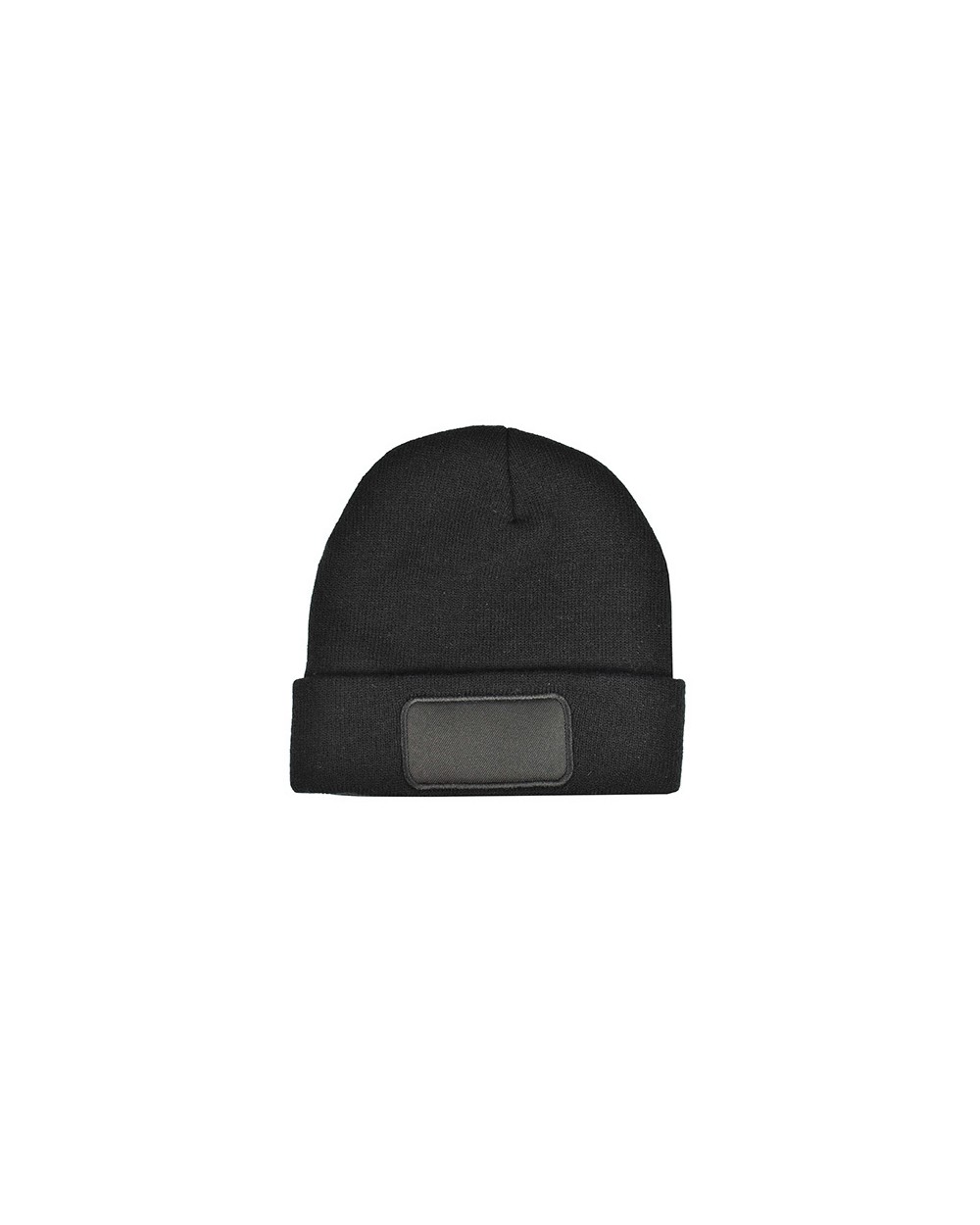 PRINTWEAR Knitted Hat With Patch Mützen personalisierbar