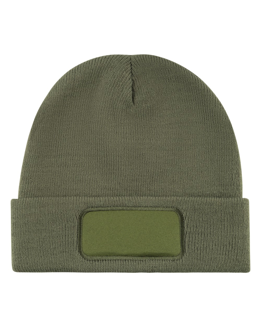 Mutsen PRINTWEAR Knitted Hat With Patch voor bedrukking &amp; borduring