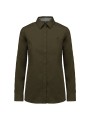 KARIBAN Chemise coton Nevada manches longues femme /api/colors/f670900e-42da-4667-ab56-d8f2804cba19 personnalisable