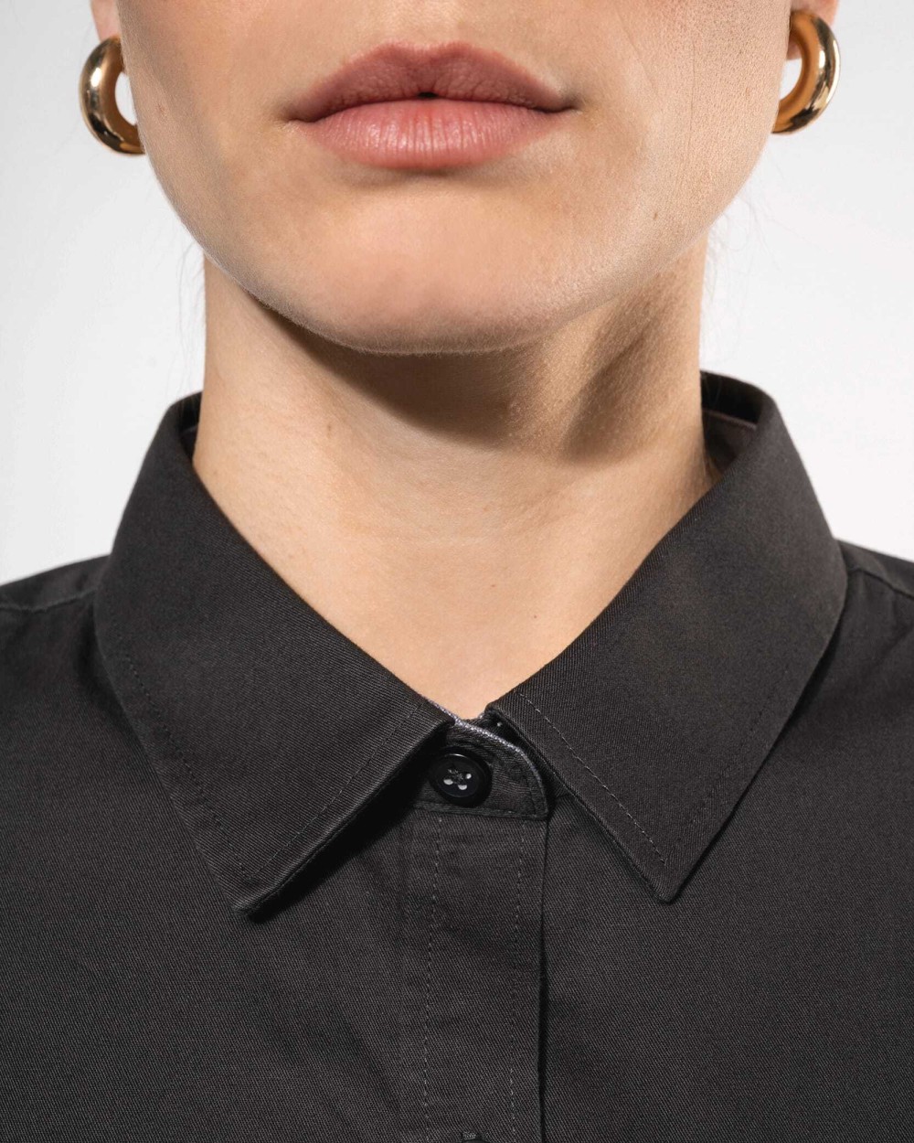 KARIBAN Langarm-Baumwollhemd für Damen Hemden personalisierbar