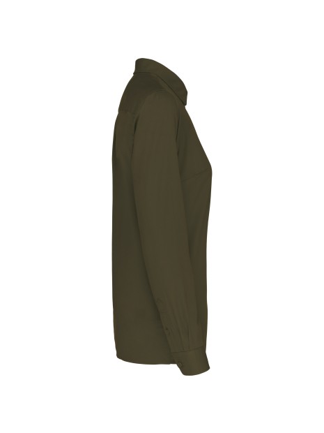 KARIBAN Chemise coton Nevada manches longues femme /api/colors/f670900e-42da-4667-ab56-d8f2804cba19 personnalisable