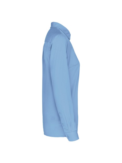 KARIBAN Chemise coton Nevada manches longues femme /api/colors/549fa598-8d61-4fa2-82ad-90f4d2ec39ab personnalisable