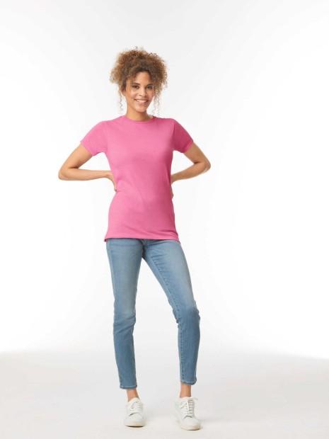 T-Shirts à personnaliser GILDAN T-shirt femme col rond Softstyle 