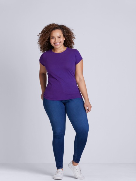T-Shirts à personnaliser GILDAN T-shirt femme col rond Softstyle 