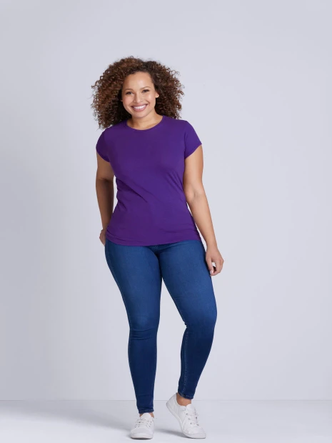 T-Shirts à personnaliser GILDAN T-shirt femme col rond Softstyle 