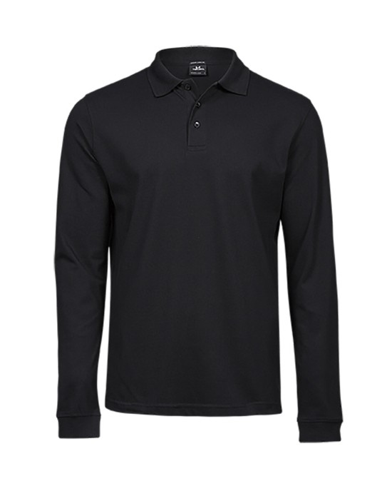 Polos personnalisable Tee Jays LUXURY STRETCH LONG SLEEVE POLO