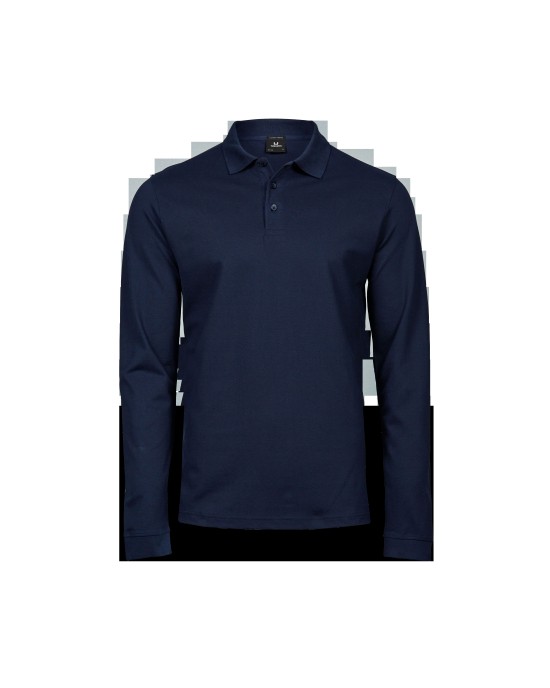 Polos personnalisable Tee Jays LUXURY STRETCH LONG SLEEVE POLO