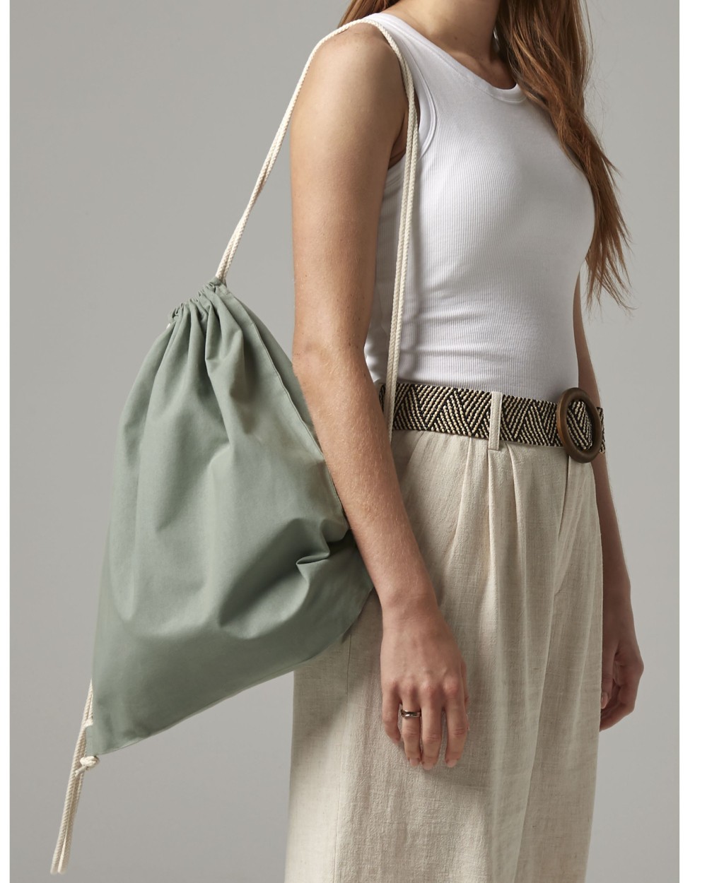 Sacs & Bagagerie personnalisable WESTFORDMILL ORGANIC COTTON INCO. GYMSAC