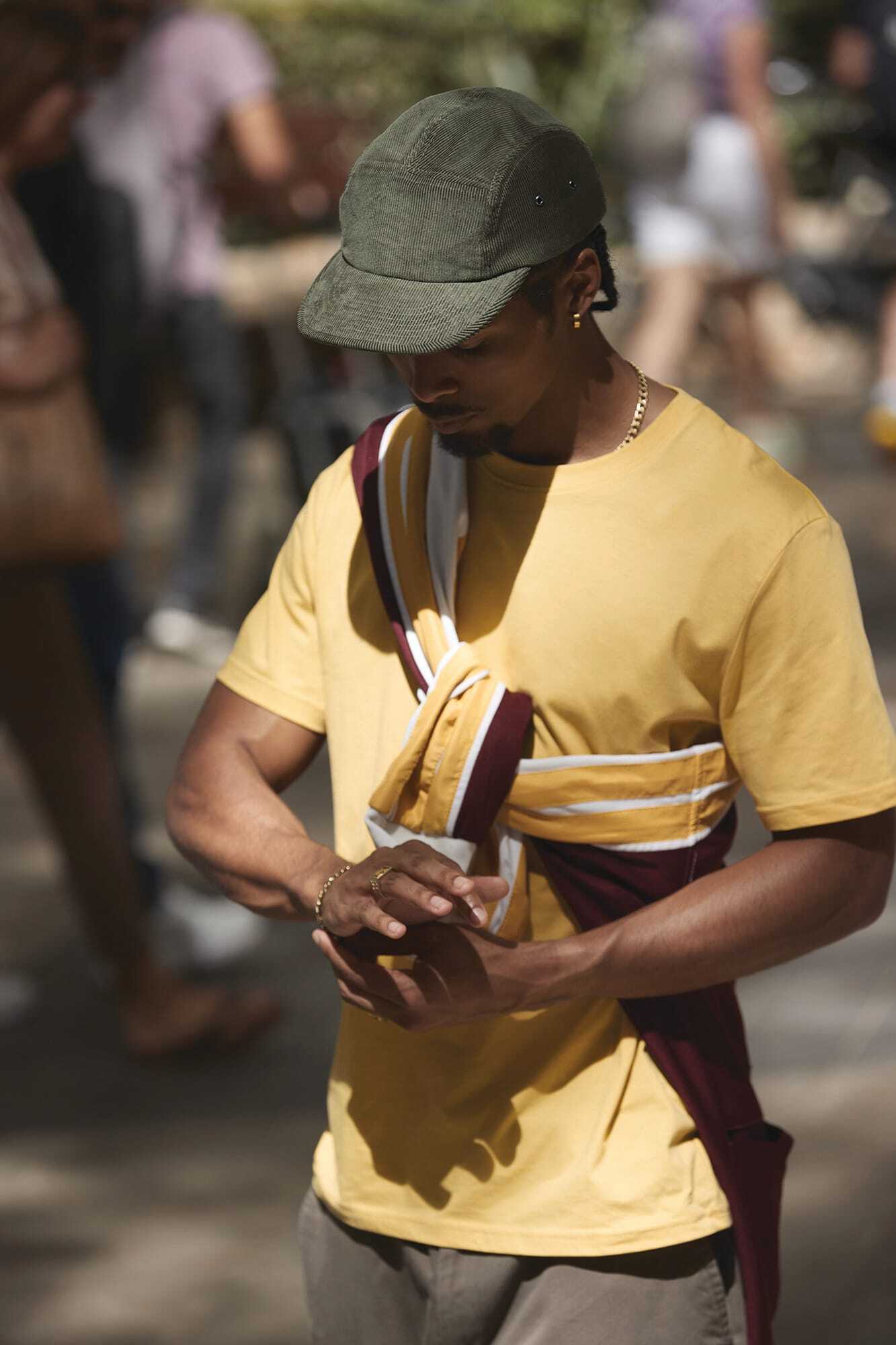 Casquettes personnalisable BEECHFIELD Casquette campeur 5 panneaux en velours