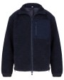 FRONT ROW Recycelter Sherpa-Fleece Jacken personalisierbar