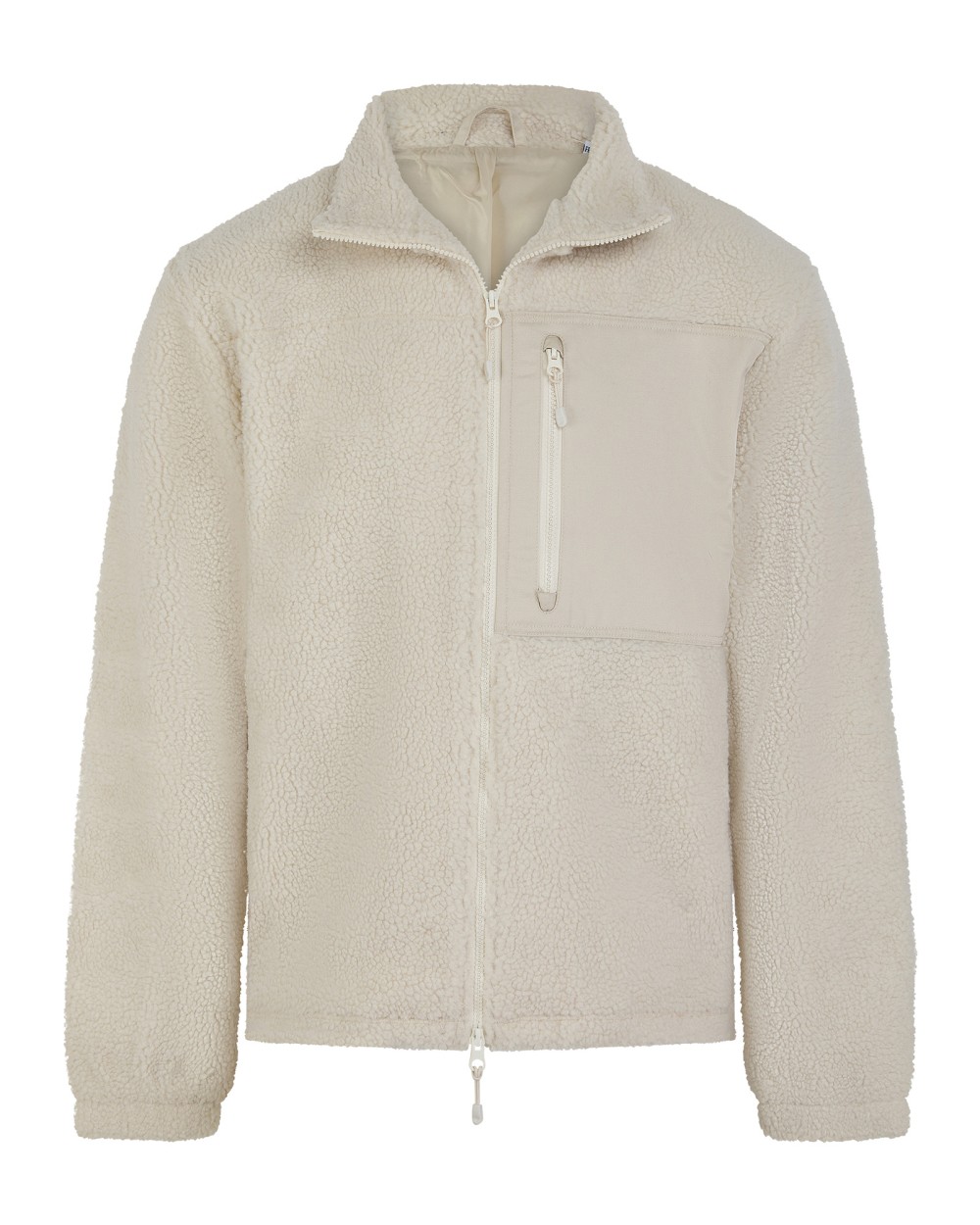 FRONT ROW Recycelter Sherpa-Fleece Jacken personalisierbar