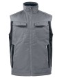 Vestes personnalisable PROJOB 5704 BODYWARMER MULTIPOCHES PRIO MATELASSE