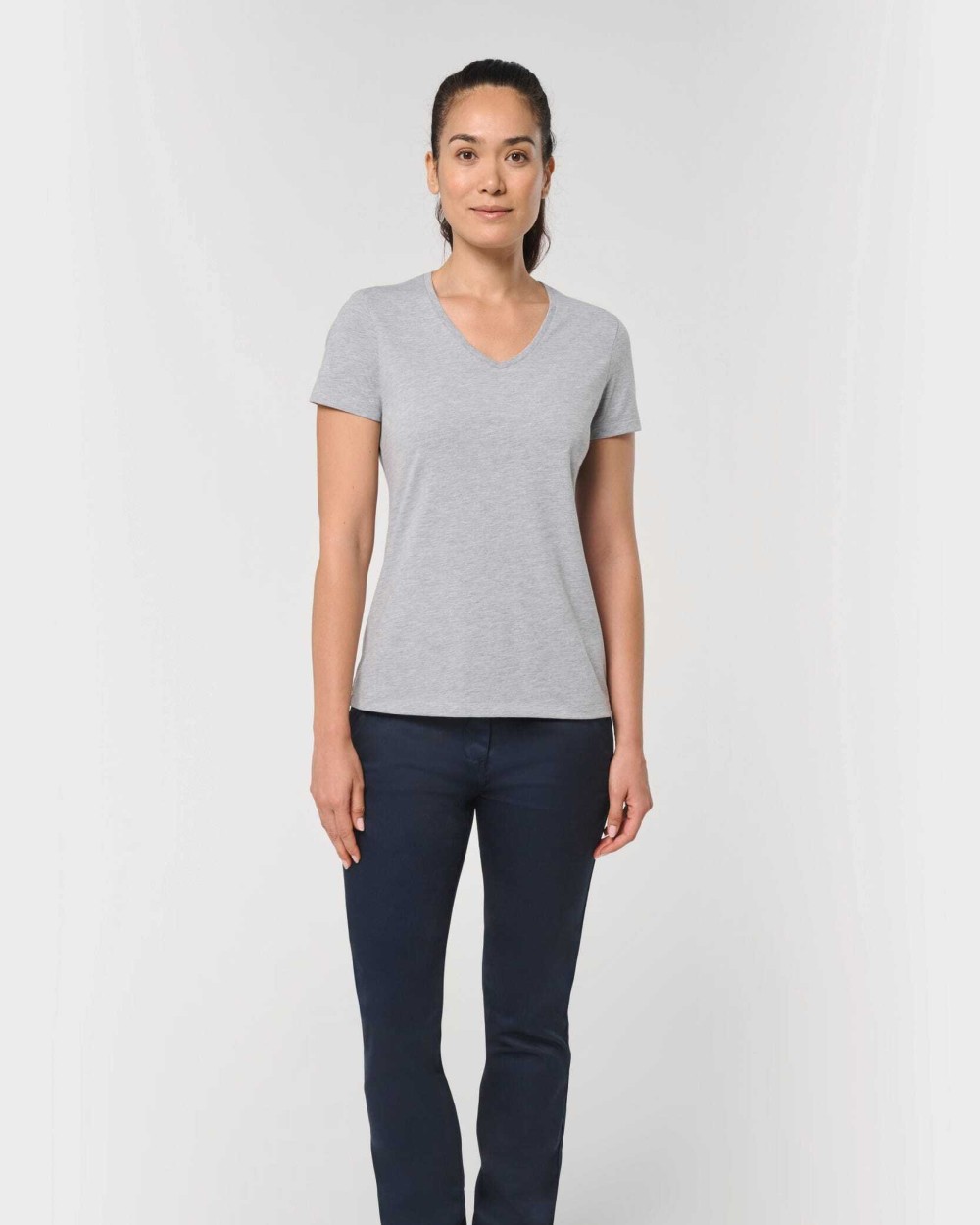 T-Shirts personnalisable WK. DESIGNED TO WORK T-shirt écoresponsable col V antibactérien femme