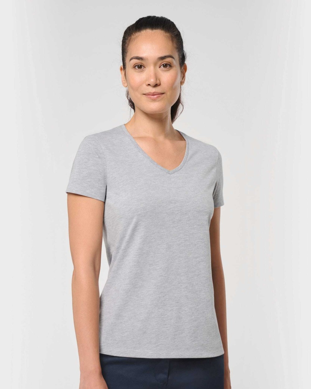 T-shirts WK. DESIGNED TO WORK Ecologisch antibacterieel dames-T-shirt met V-hals voor bedrukking &amp; borduring