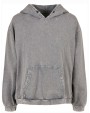BUILD YOUR BRAND Ladies´ Acid Washed Oversize Hoody Sweatshirts personalisierbar