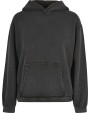 BUILD YOUR BRAND Ladies´ Acid Washed Oversize Hoody Sweatshirts personalisierbar