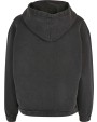 BUILD YOUR BRAND Ladies´ Acid Washed Oversize Hoody Sweatshirts personalisierbar