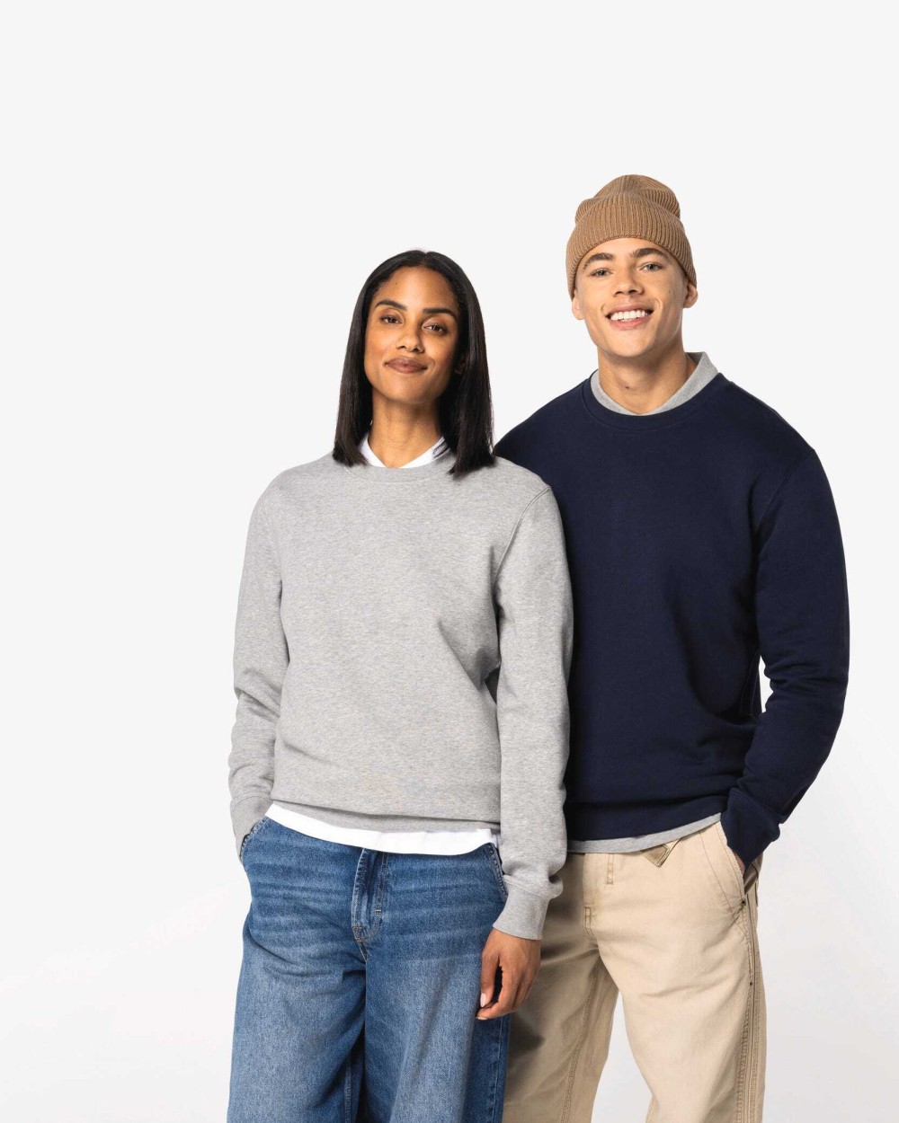 NATIVE SPIRIT Umweltfreundliches Unisex-Sweatshirt mit Rundhalsausschnitt Sweatshirts personalisierbar