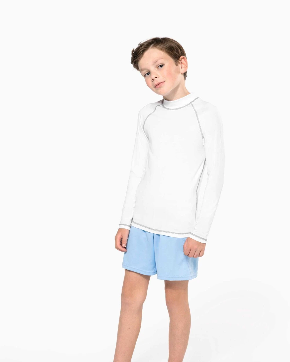 PROACT Kinder-Funktionsshirt mit langen Ärmeln und UV-Schutz T-Shirts personalisierbar