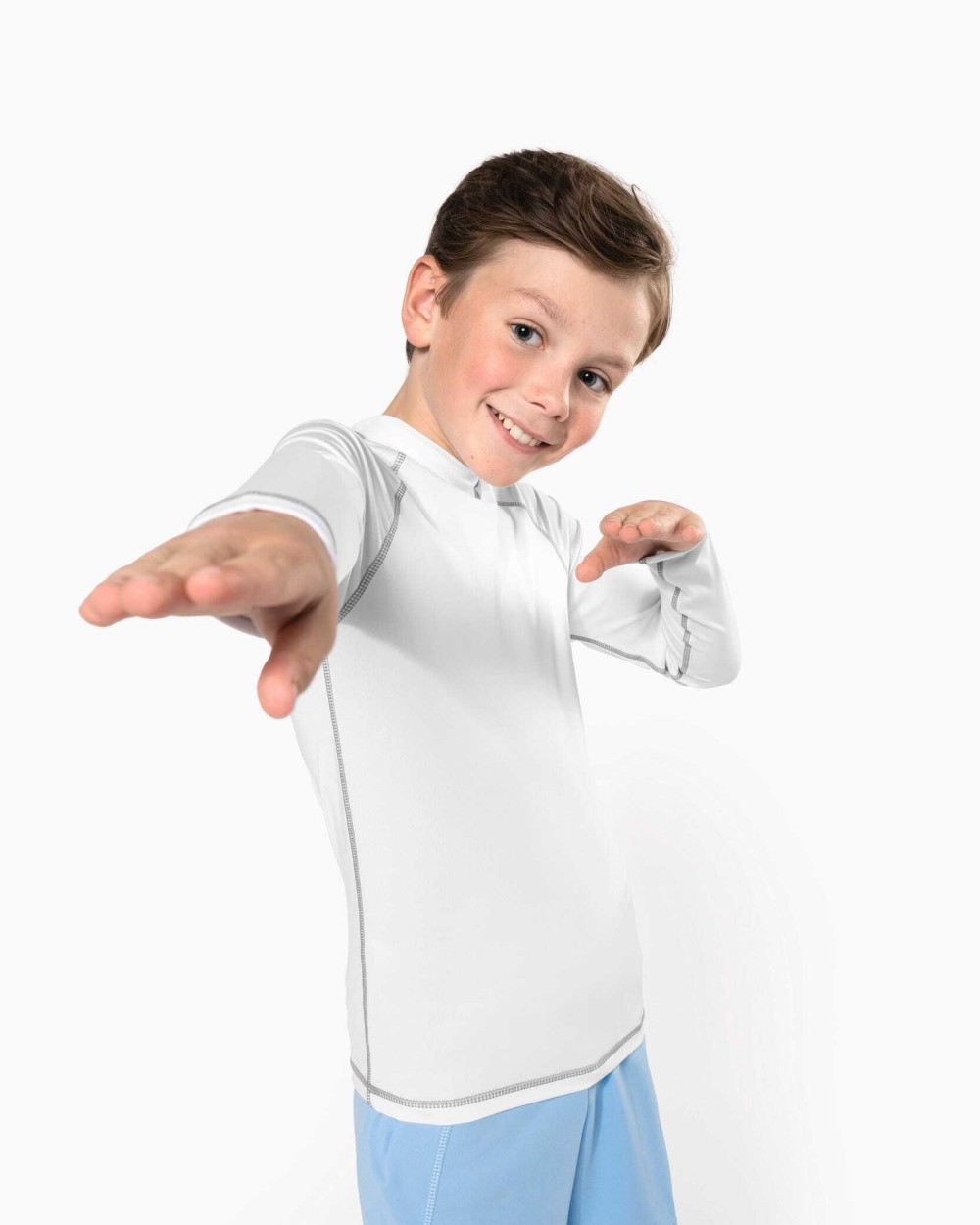 PROACT Kinder-Funktionsshirt mit langen Ärmeln und UV-Schutz T-Shirts personalisierbar