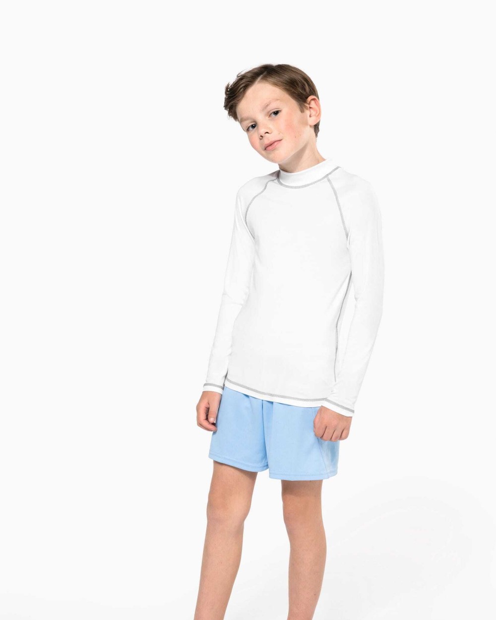T-shirts PROACT Technisch kinder-T-shirt met lange mouwen en anti-UV-bescherming voor bedrukking &amp; borduring