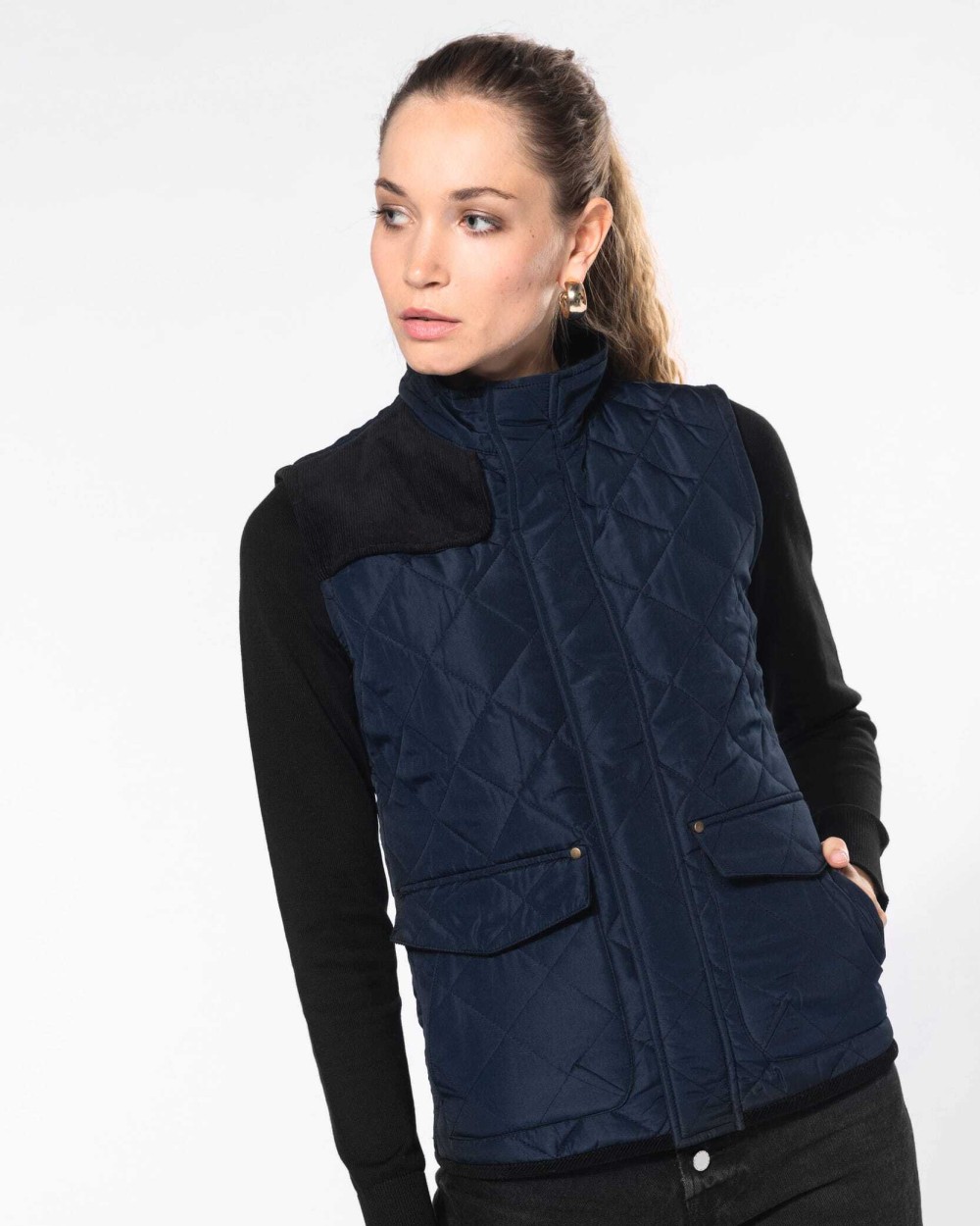 Vestes personnalisable KARIBAN Bodywarmer matelassé femme