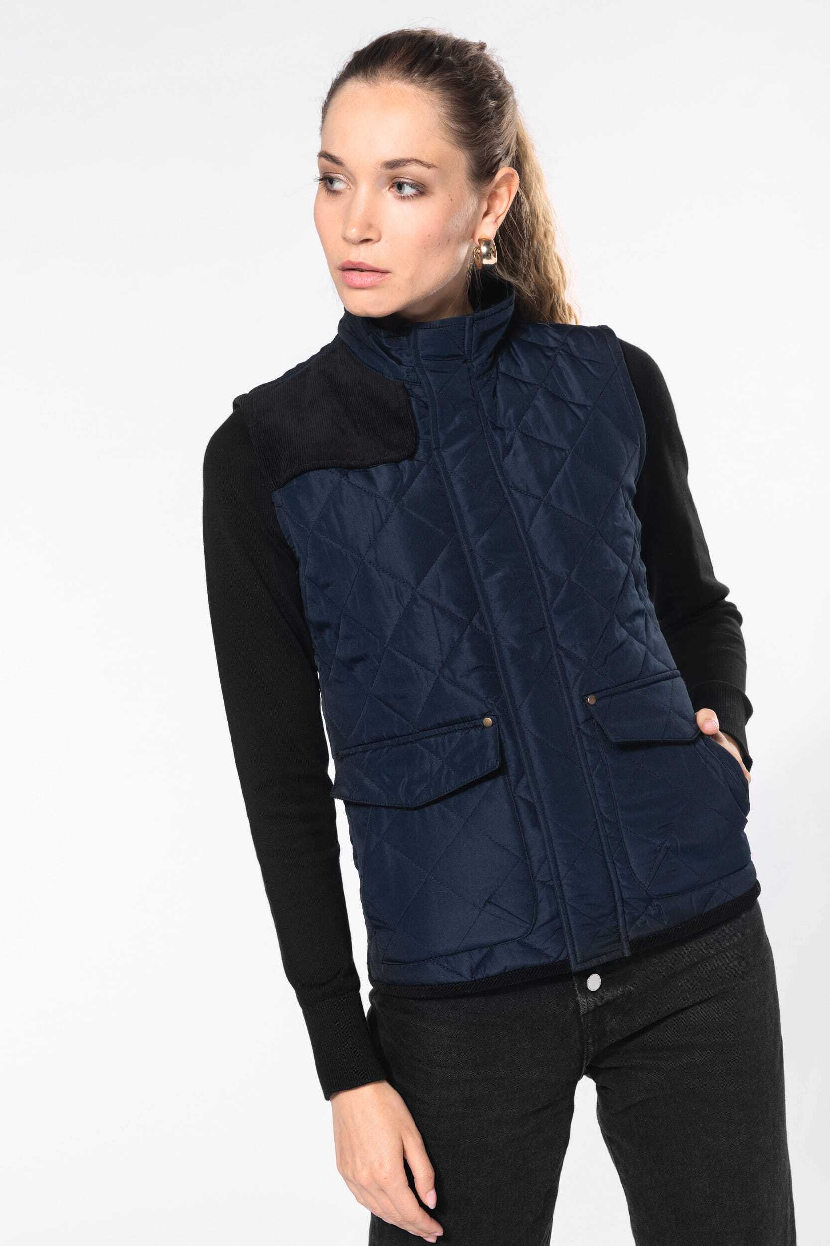 Vestes personnalisable KARIBAN Bodywarmer matelassé femme