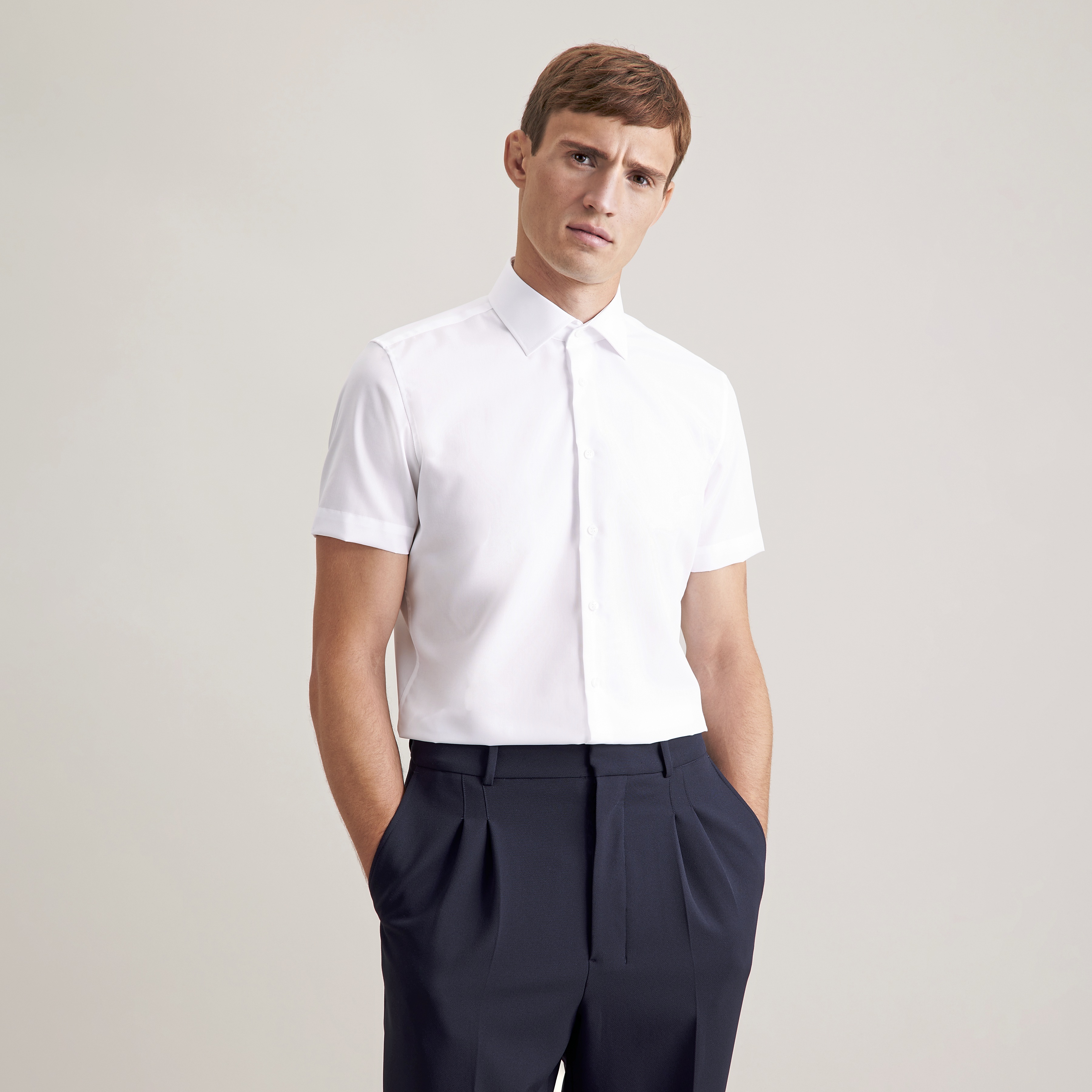 SEIDENSTICKER Men`s Shirt Slim Fit Shortsleeve Hemden personalisierbar