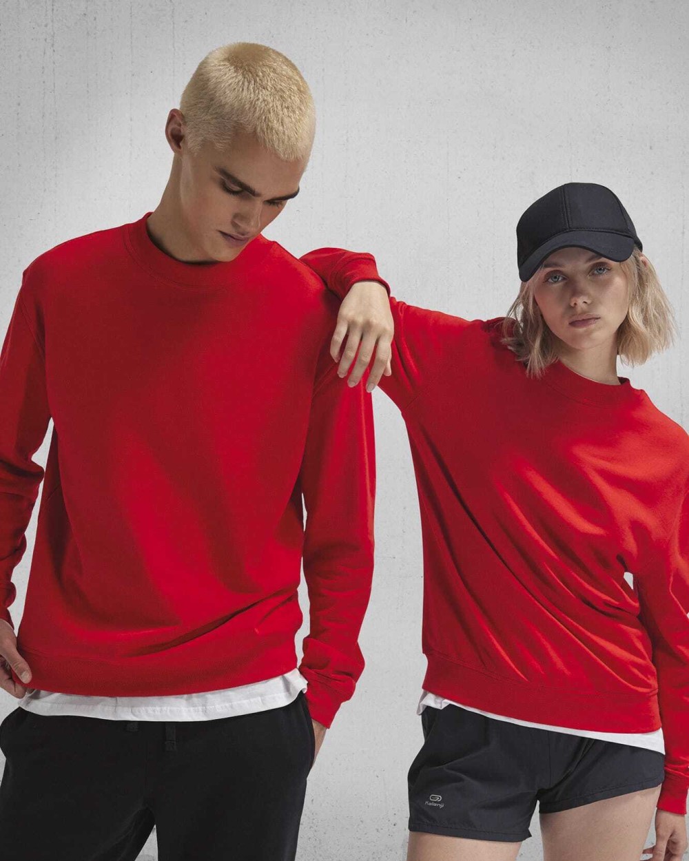 Sweaters & hoodies B&C Uniseks sweater met ronde hals ID.332 voor bedrukking &amp; borduring