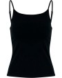 T-Shirts personnalisable BUILD YOUR BRAND Ladies Stretch Jersey Short Slim Top